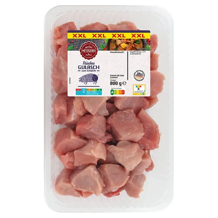 MEINE METZGEREI Schweinegulasch 800 g