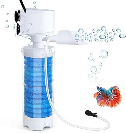 20-100 Gal Multifunction Power Aquarium Filter, Up to 320GP…