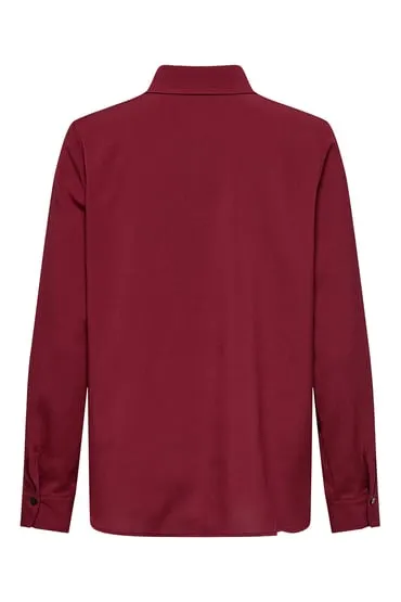 Camisa de manga larga estampada