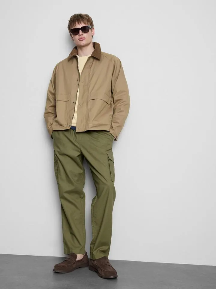 Pantalon cargo à cordon de serrage