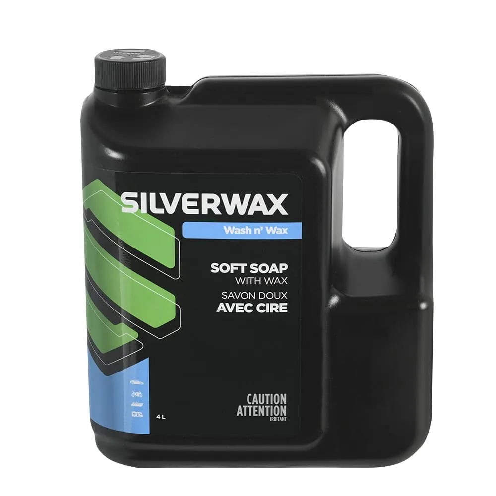 Savon doux avec cire pour l'auto 4 L SILVERWAX