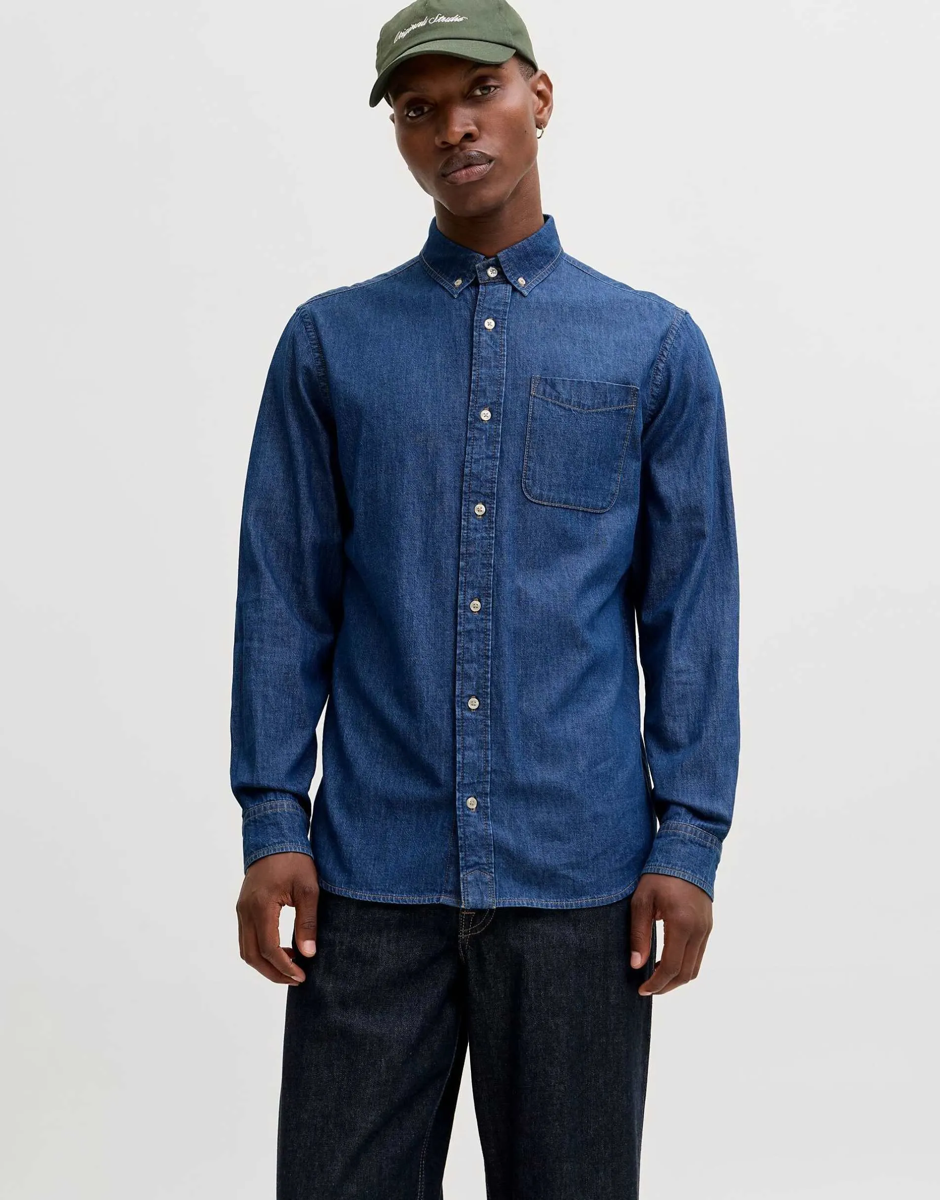 Jack & Jones Denim shirt in blue denim