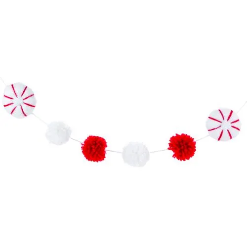 Enchanted Forest® 5' Christmas Candy Decorative Garland - Assorted Styles