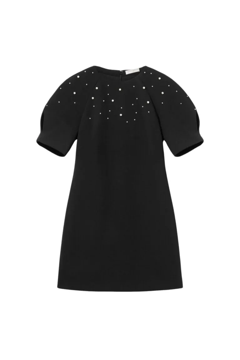 Tava Pearl Dress - Sort