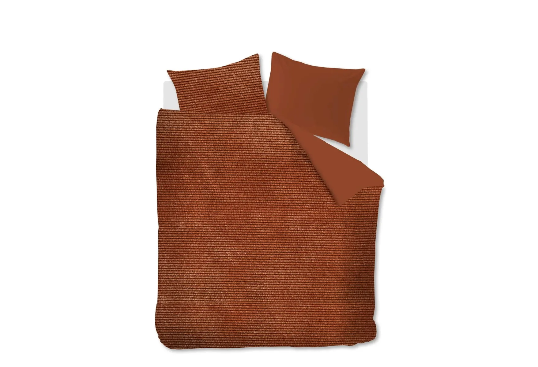 At Home by Beddinghouse Cosy Corduroy Dekbedovertrek Terra