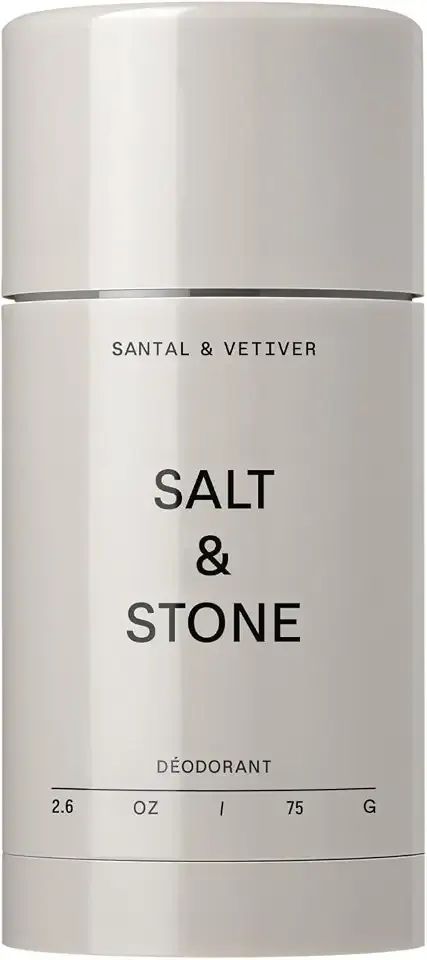 Salt & Stone Aluminum-Free Deodorant, Women & Men Santal & Vetiver 2.6 oz