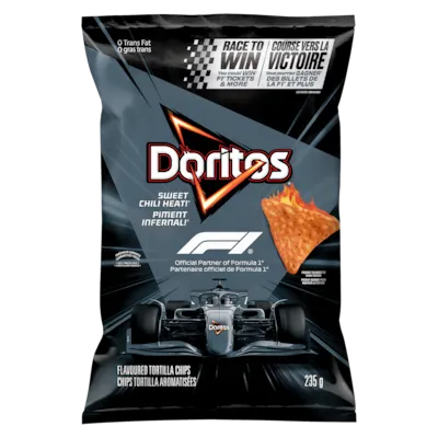 Sweet Chili Heat! flavoured tortilla chips