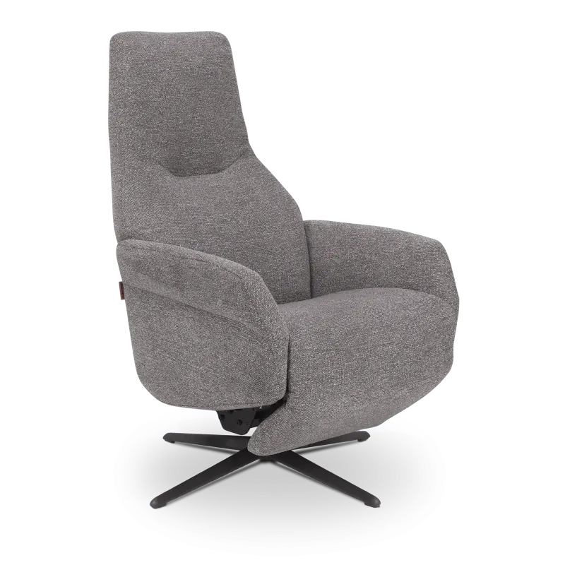 Relaxfauteuil Opera - handmatig - stof Sneak Grey