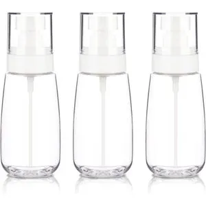 Set di 3 piccoli flaconi spray da viaggio da 100 ml - flaconi spray da viaggio vuoti - mini flaconi spray in plastica per nebulizzazione fine