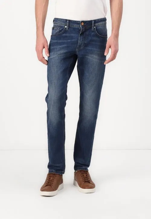 TTAEDAN Straight - Jeans straight leg - blue denim