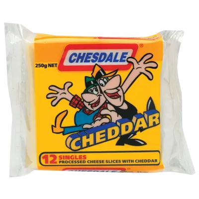 Chesdale Cheddar Cheese Slices