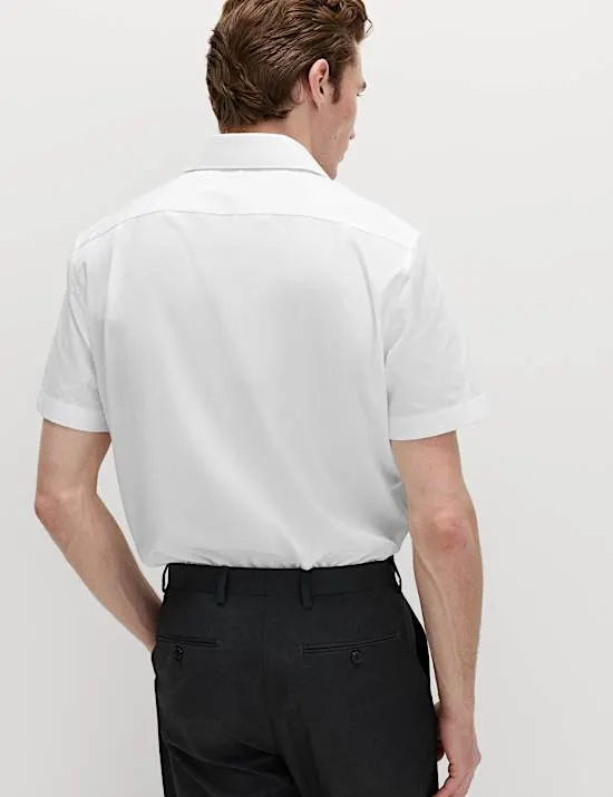 2er-Pack bügelleichte Hemden mit normaler Passform