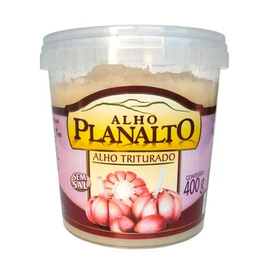 alho triturado planalto pote 400g