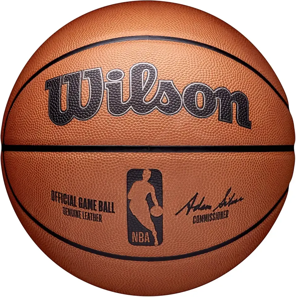 WILSON NBA Official Game Basketball - Brown, Size 7-29.5"