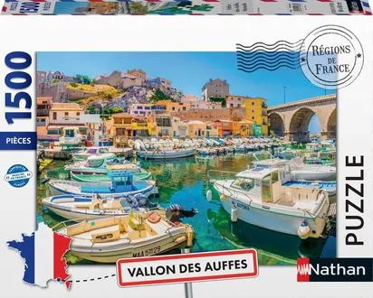 NATHAN PUZZLE 1500 PIECES - VALLON DES AUFFES, MARSEILLE