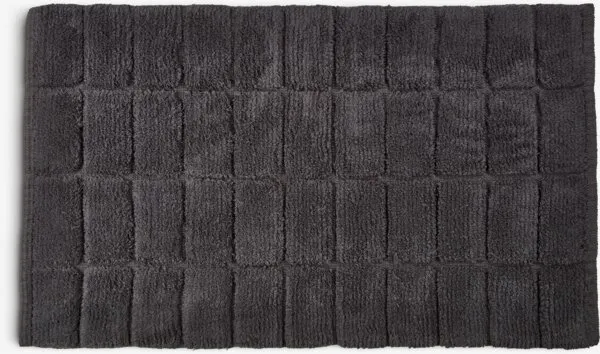 Badmat HOGSTORP 50x80 antraciet grijs