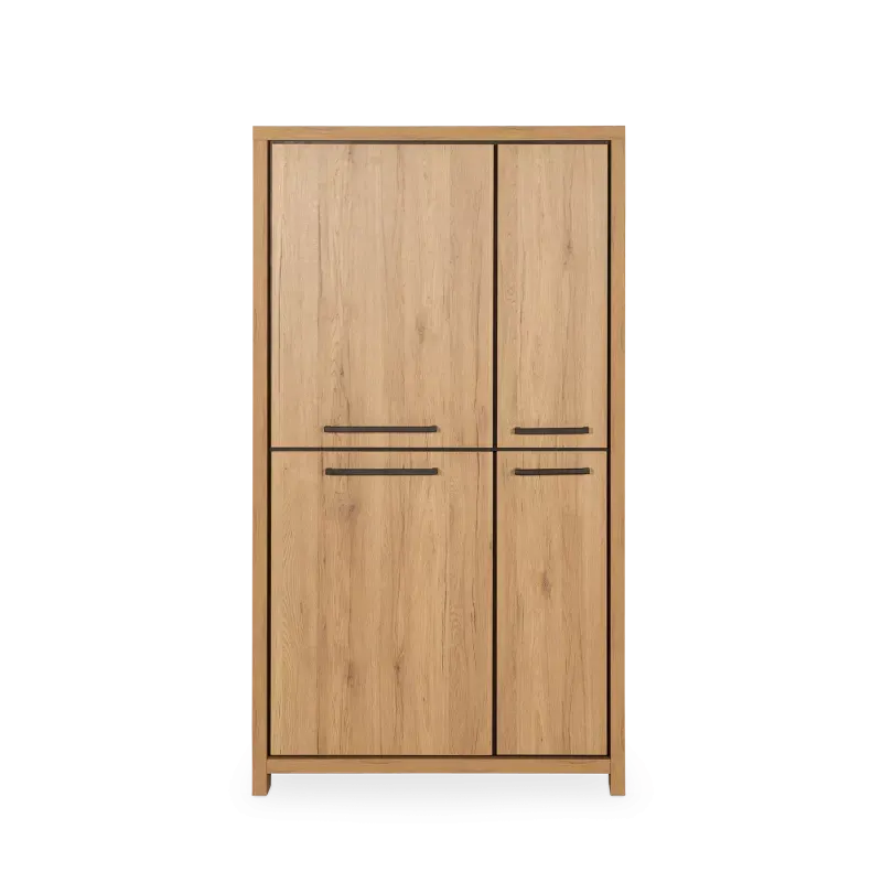 Opbergkast (4 deuren) Nevada - Classic Oak