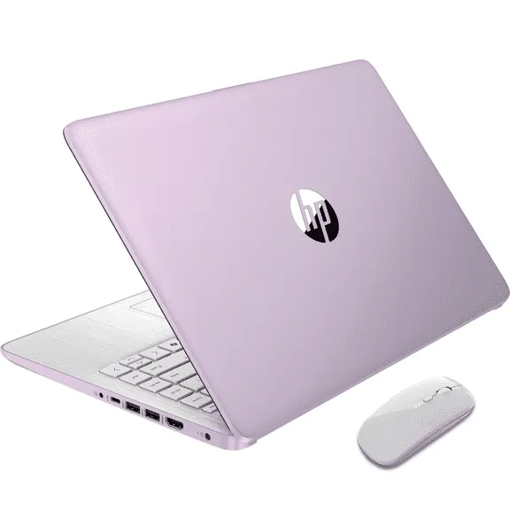 HP Stream Laptop 14" HD One-Year Office 365 Win 11 Intel 4-Core Processor 16GB RAM 128GB Storage (Purple) with Wireless Mouse $331.55 Was $349.01