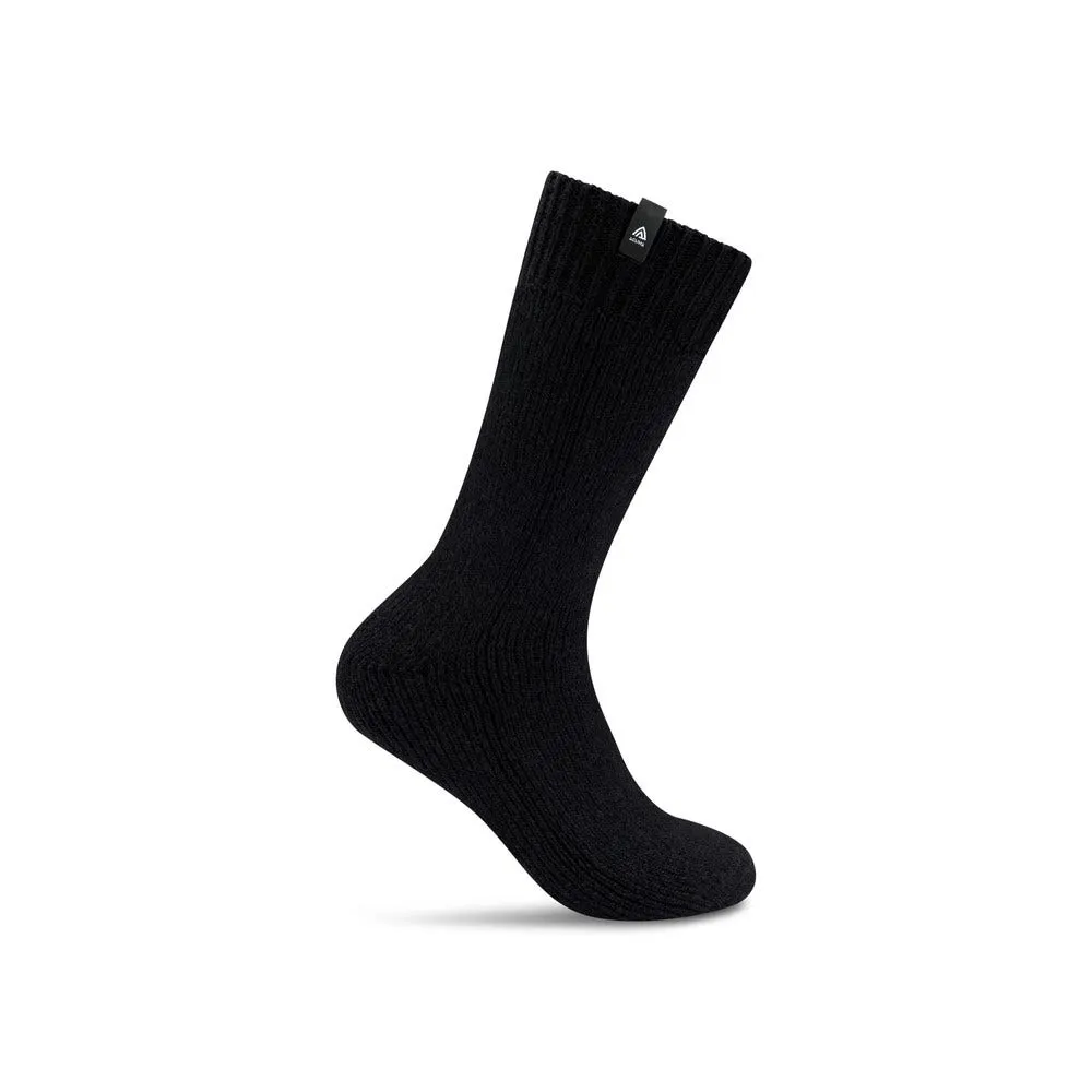 Heavy Wool ullsokk, jet black