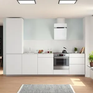 Cocina en kit DELINIA iD Tokyo blanco mate 300 cm
