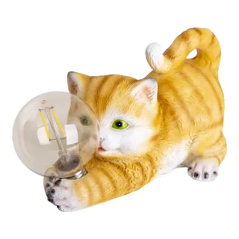Solar-LED-Leuchte Katze - 25 cm