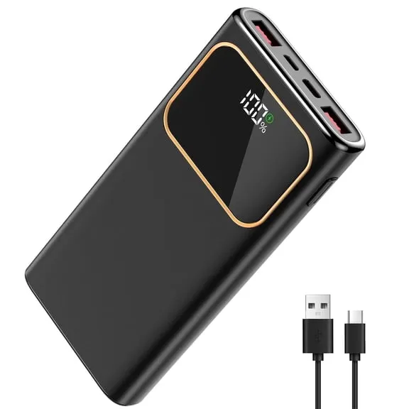 Deal Portable Charger, 20000mah Power Bank, 22.5W Fast Charging Battery Pack with Usb-c/Usb-a Output, Digital Display Portable Phone Charger for iPhone 17/16/15/14/13 Pro Samsung Google LG iPad AirPods $20.93