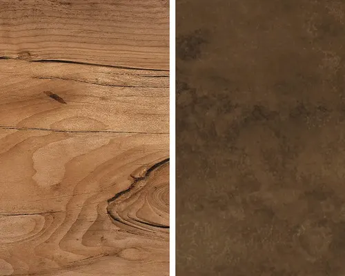 Obkladová deska Polyform oboustranná BACCATA/MOSAZ LETITÁ 10x640x4100 mm