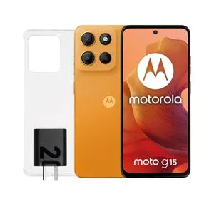 Celular Motorola Moto G15 Naranja 4/128gb 6.72"