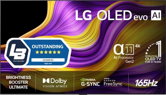 LG 77" G5 4K OLED evo TV (2025)