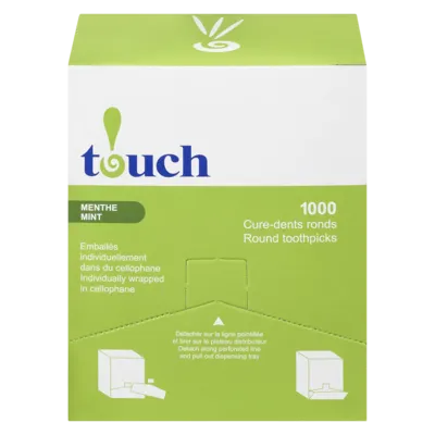 Cello Wrapped Toothpicks, Mint