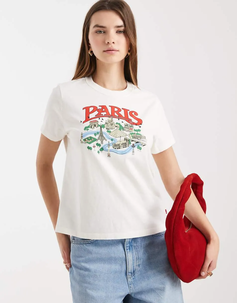 Levi's Favourite Paris graphic tee in white