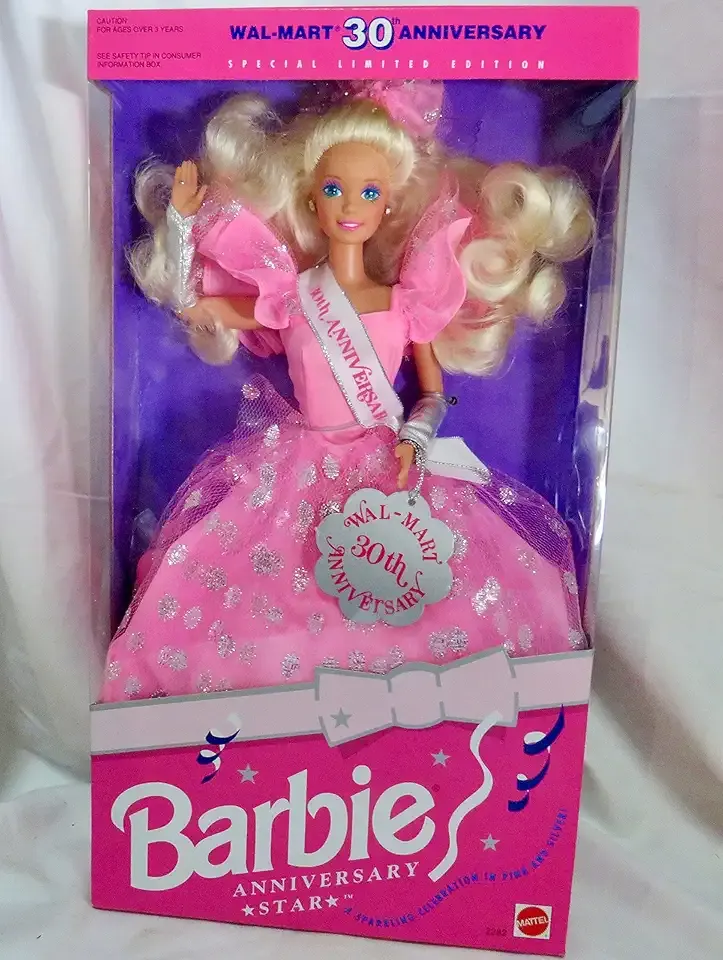 Barbie Anniversary Star Doll Wal-Mart 30th Anniversary Special Limited Edition (1992)