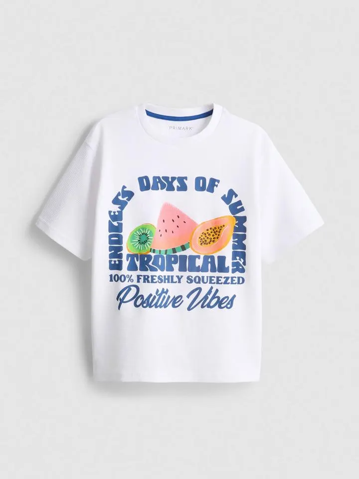 7–15 ans | T-shirt texturé à motif fruit