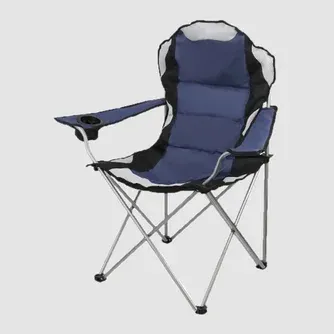Outdoor Creations Castaway Camping Chair Blue Grey Color