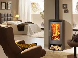 Estufa de leña PANADERO Eco DELTA de 8 kw