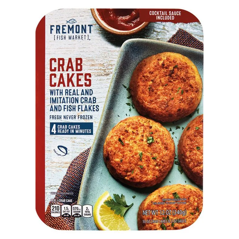 Fremont Fish Market Chilled Crab Cakes