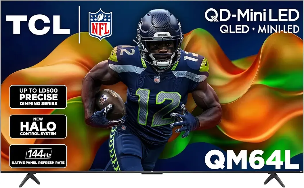 TCL Amazon Exclusive 85 Inch Class QM64L Series | Mini LED QLED 4K HDR Smart Fire TV | 85QM64L, 2026 Model | 120Hz-144Hz High Brightness, Dolby Atmos, Alexa+ Voice Remote AI Streaming Television