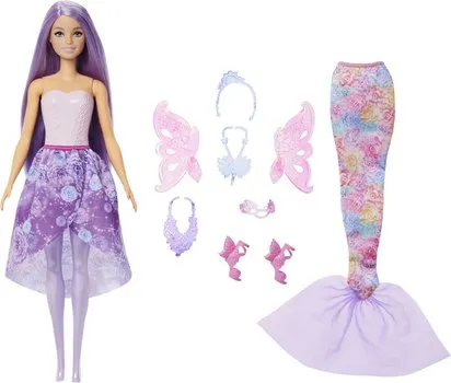 BARBIE - POUPEE FANTAISIE 3 EN 1