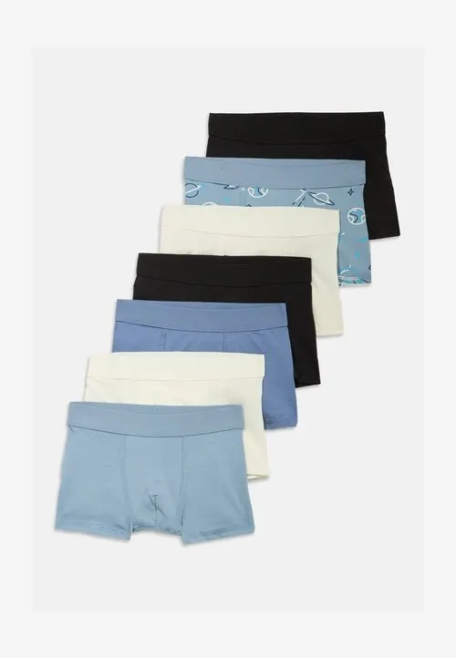 7 PACK BOXER BRIEFS - Boksershorts - white/black/blue
