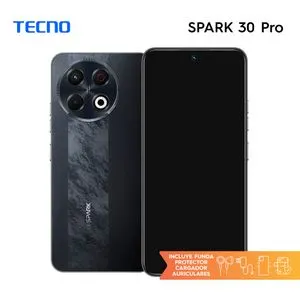 Celular Tecno Mobile Spark 30 Pro Black 8/256gb 6.78"