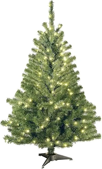 National Tree Company 4 ft Pre-Lit Kincaid Spruce Mini Artifici…