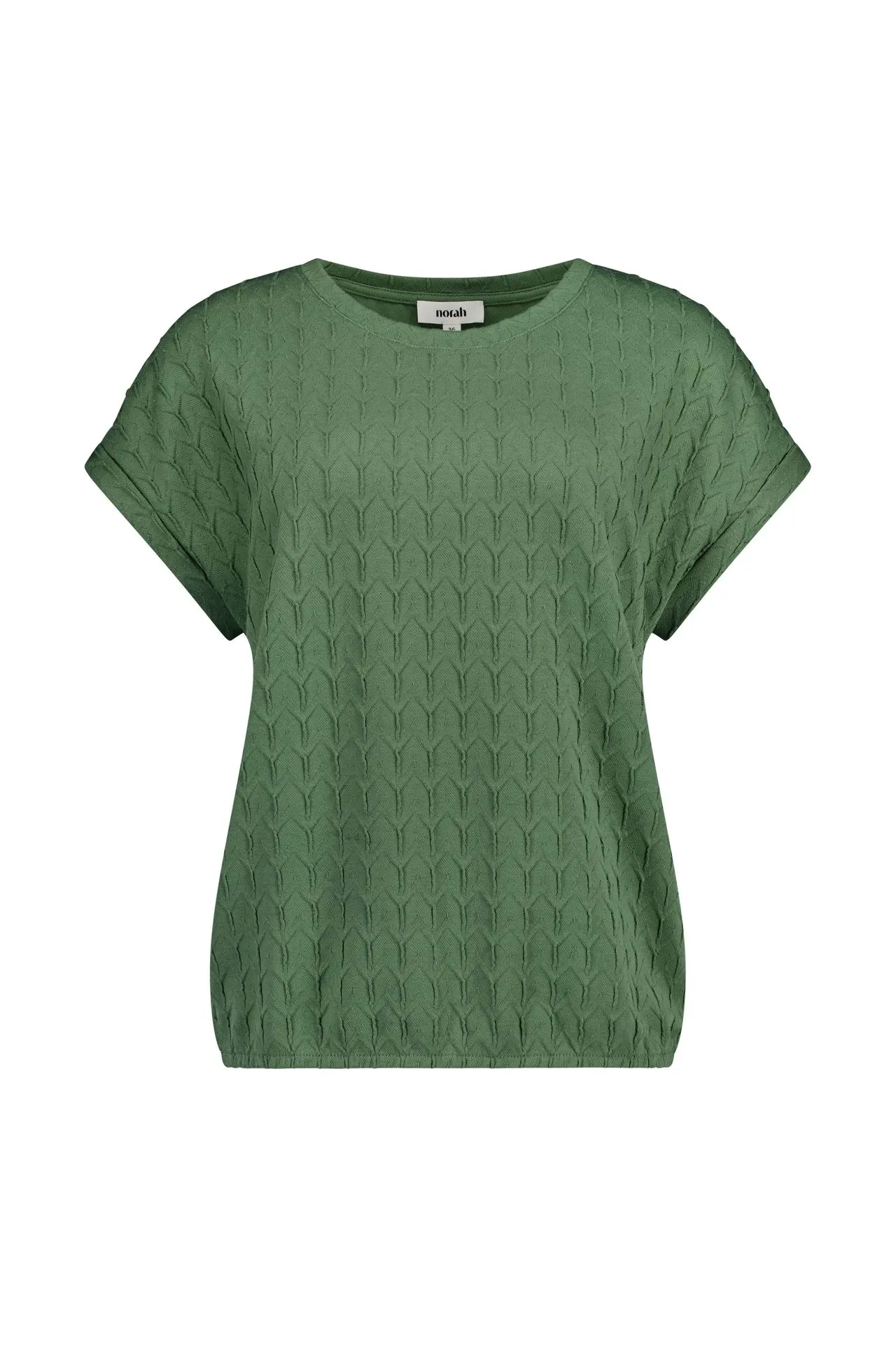 Groen shirt met structuur