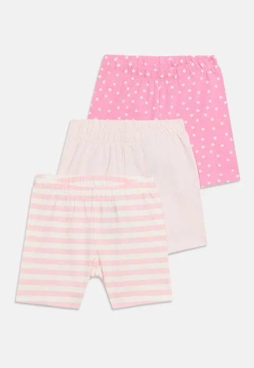 3 PACK TODDLER SHORTS - Shorts - off-white/mauve/light pink
