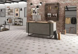 Suelo/Azulejo porcelánico Savannah Sage efecto hidráulico sage 45.2x45.2 cm C1