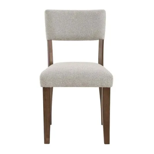 Wade 37" Side Chair by Steve Silver Company - Brown/White