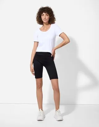 Pantaloncini da ciclista - Senza cuciture - Nero