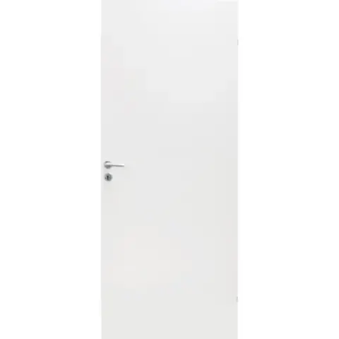 Innerdør funkis massiv slett 8x20 klassisk hvit ncs s0500-n