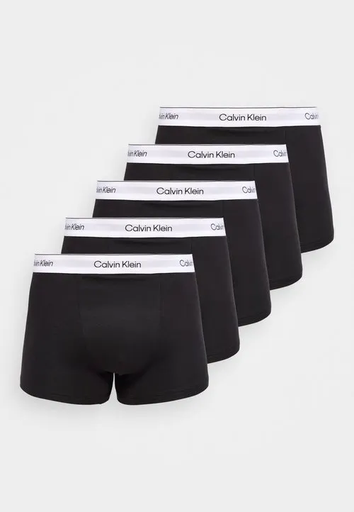 RELAXED FIT TRUNK 5 PACK ICON COTTON STRETCH - Boksershorts - black