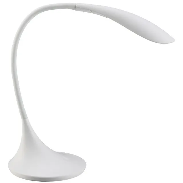 INSPIRE - Lampe de bureau PICO - Lampe tactile et dimmable avec port USB - LED 660LM 5W 3000K - H38 cm Base D27cm - Blanc mat
