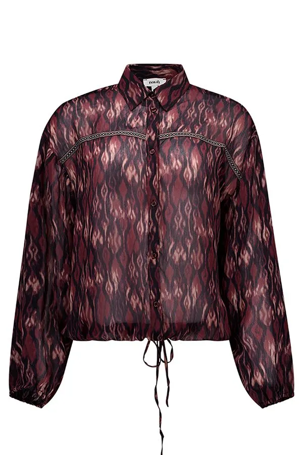 Blouse met grafische print